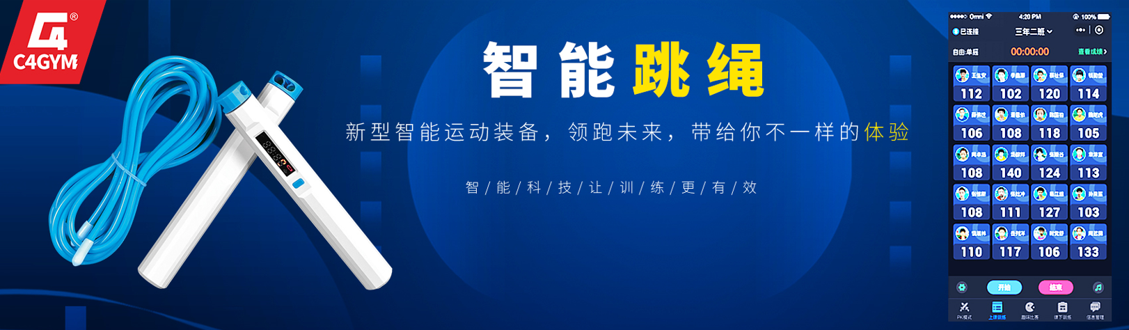 中考体育跳绳需要注意什么c4gym智能跳绳提供助力(图1)
