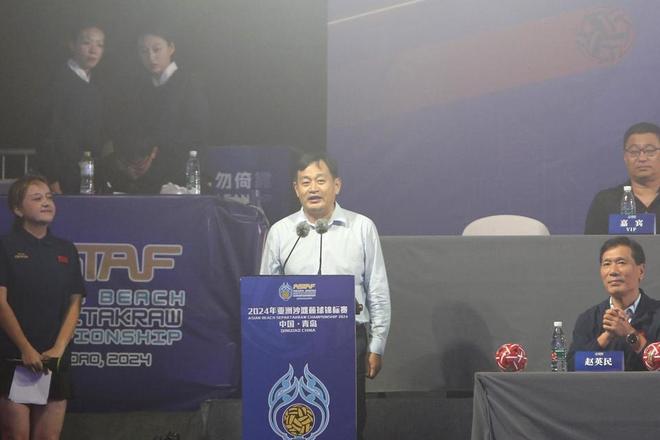 奔“藤”吧青岛！2024年亚洲沙滩藤球锦标赛（青岛）开幕(图5)
